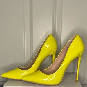 Elisabet Lang Neon Yellow Heels